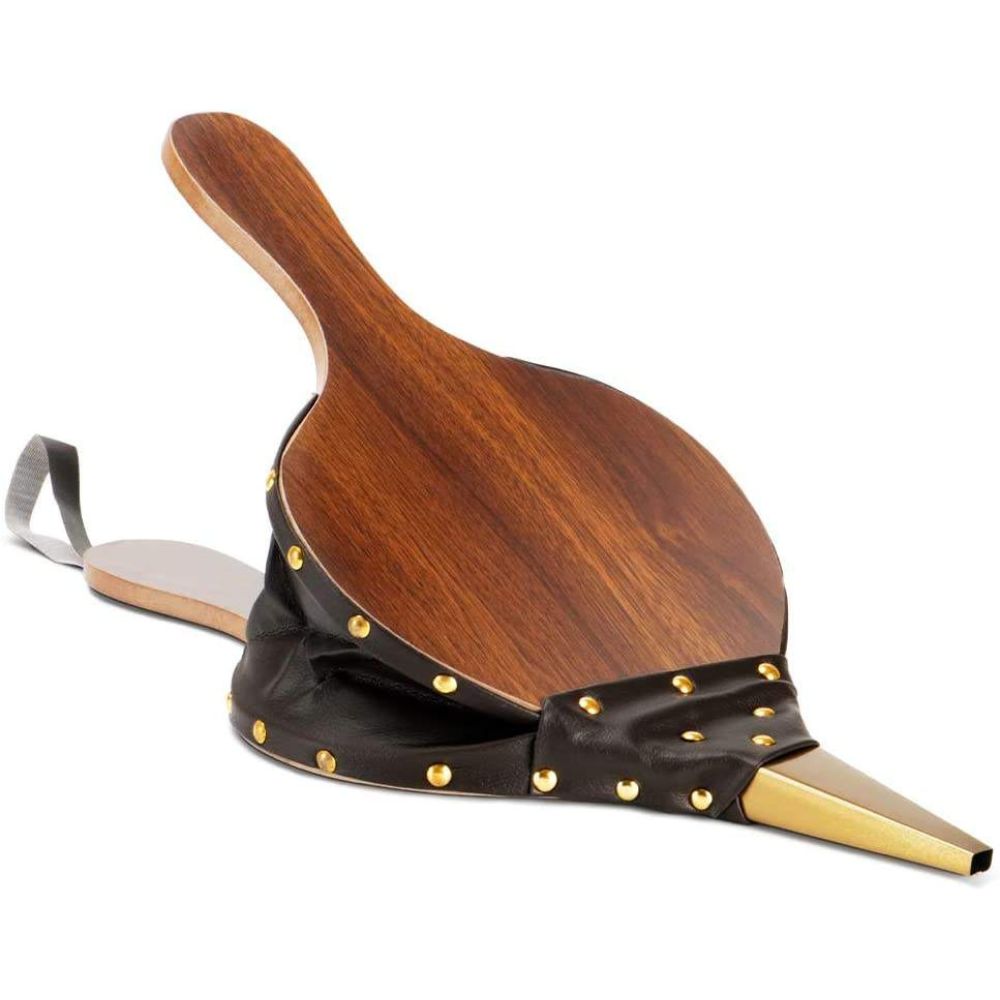 Traditional Wooden Fireplace Bellows