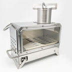 Multi-Fuel Wood Burning Rocket Stove with Viewing Glass