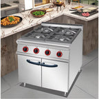 4-Burner Freestanding Gas Stove with Oven