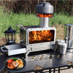Multi-Fuel Wood Burning Rocket Stove with Viewing Glass