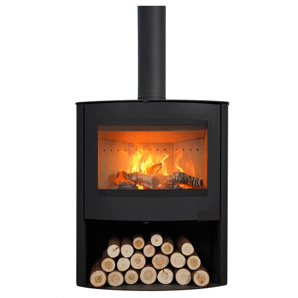 Freestanding Steel Wood Burning Fireplace