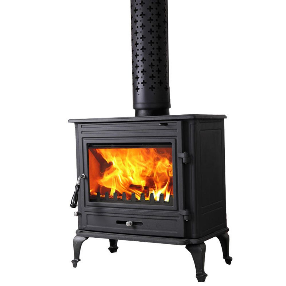 Retro Cast Iron Wood-burning Stove
